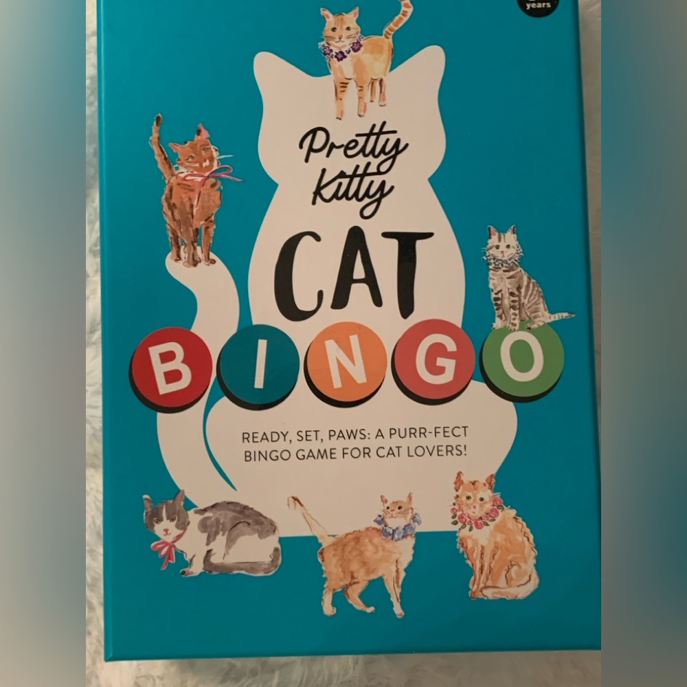 BINGO • Beth Briggs Pretty Kitty Cat BINGO Game • NIB • Purr-fect For Cat Lovers